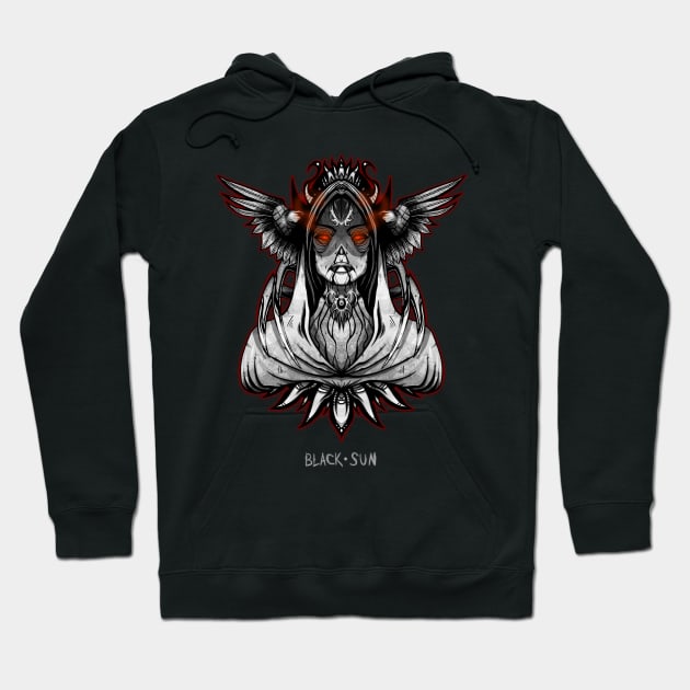 PRIESTESS OF THE BLACK SUN Hoodie by Umbral Lunacy